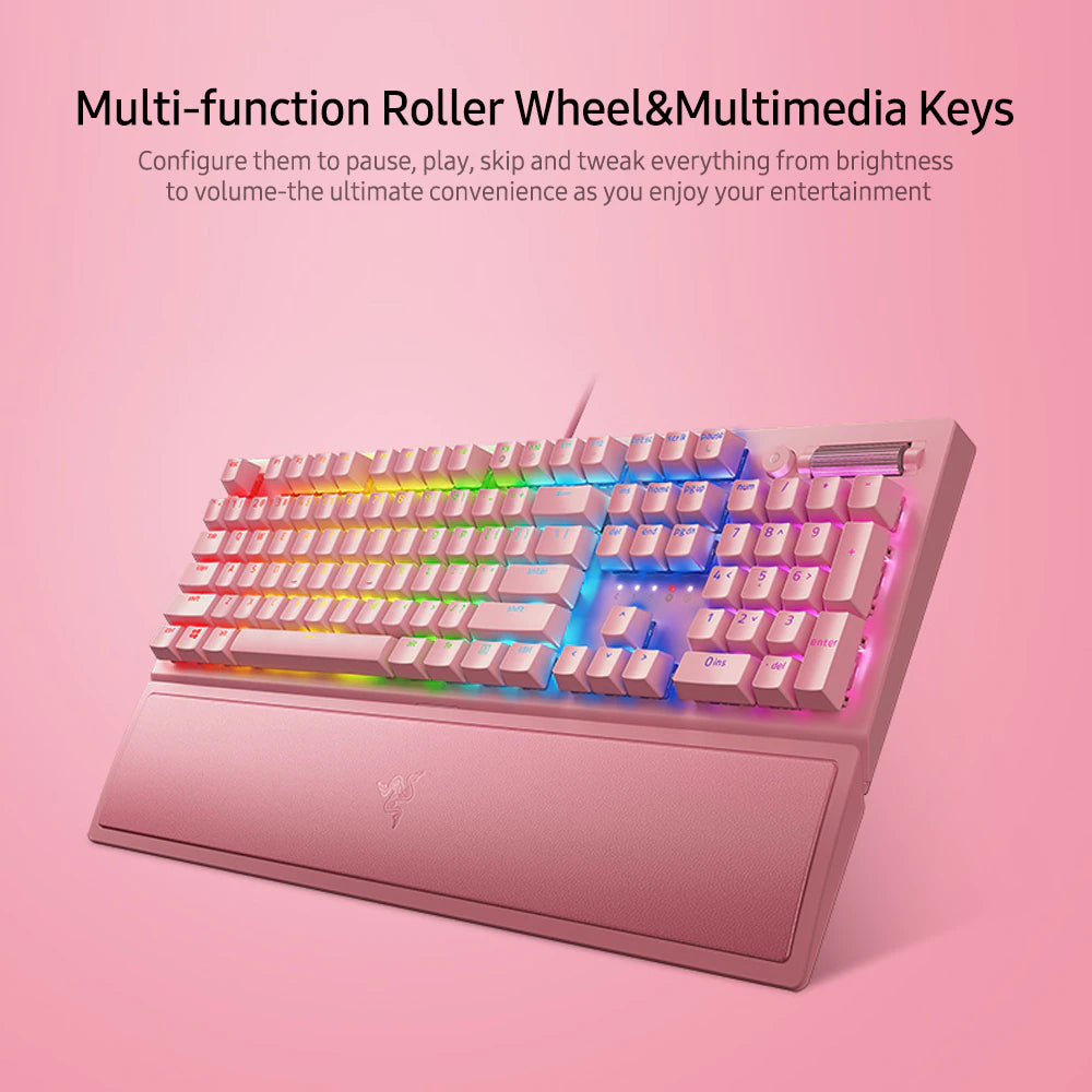 Blackwidow V3 Mechanical Gaming Keyboard 104 Keys Wired Gaming Keyboard with Chroma RGB Effect Keyboard for PC